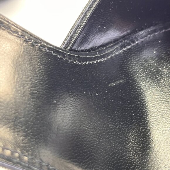 Saint Laurent Jodie Size 8B Calf Leather Ankle-Strap Platform Sandals Nero Color - Picture 10 of 16